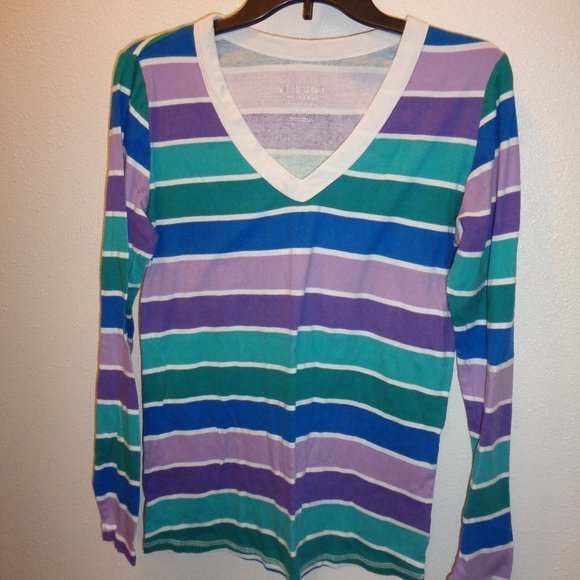 *** CLEARANCE *** Arizona Long Sleeve Top Size 1X  V-Neck - Picture 4 of 9